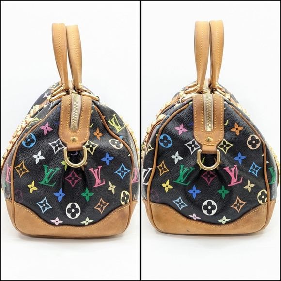 ✨️💎Authentic Louis Vuitton Courtney Monogram Black Multicolor Murakami - Picture 15 of 16
